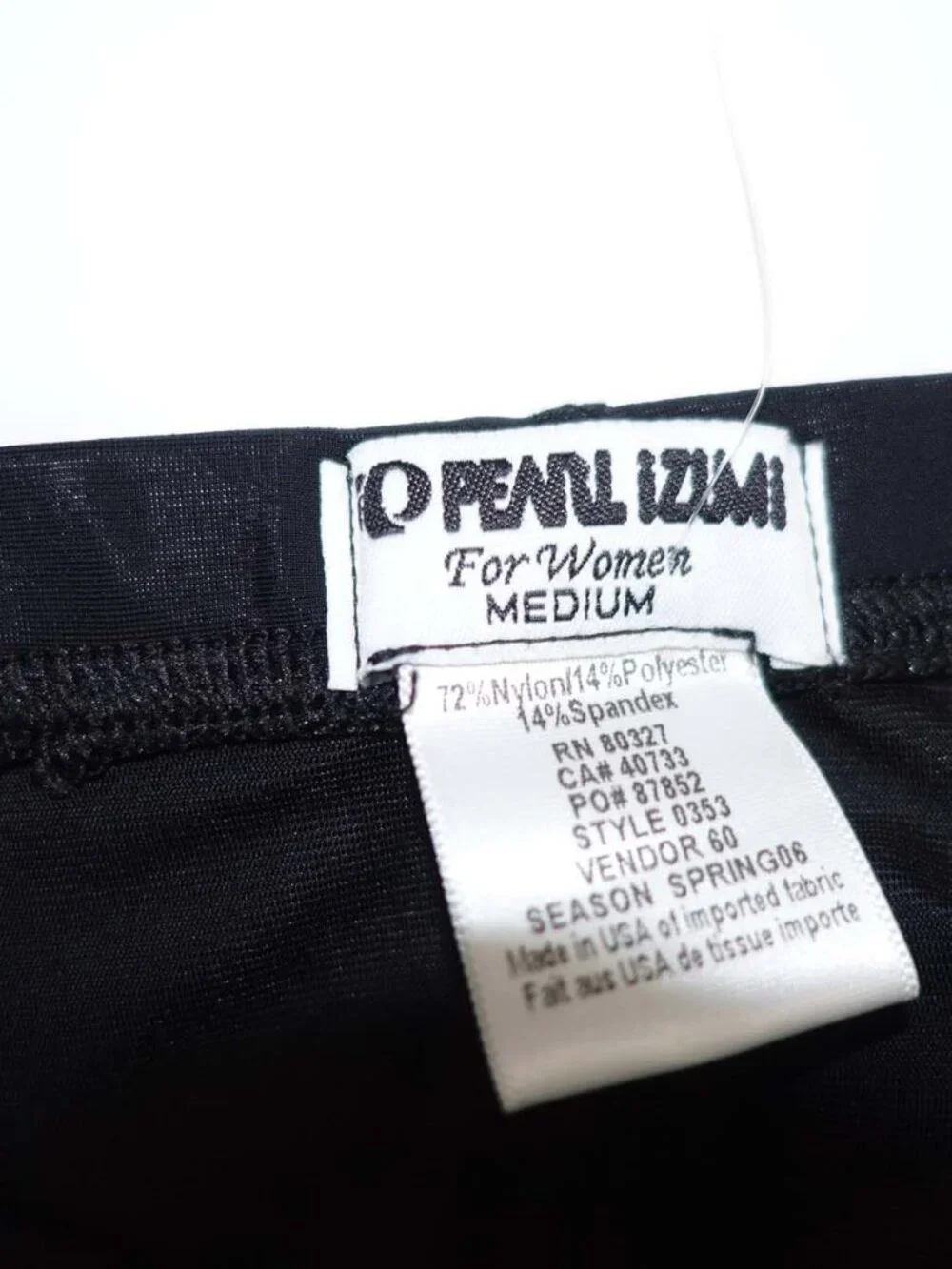 IQ Pearl Izumi Women's Short Attack Shorts Size Medium NWT Black Biking Cycling